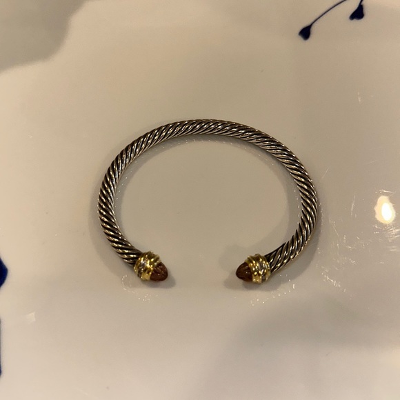 Authentic David yurman cable bracelet with diamonds - Picture 1 of 6